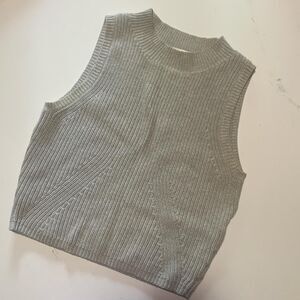 Babaton Grey Knit Tank